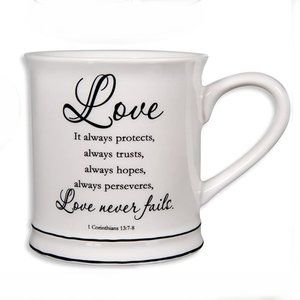 NWT Homeessentials 14-OZ Bible Verse Coffee Mug